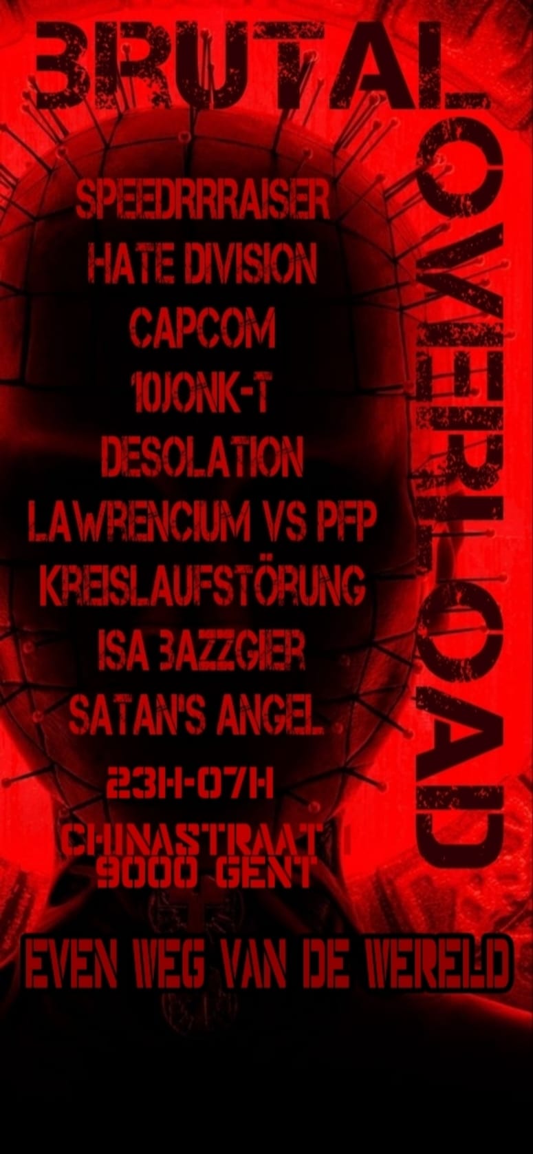 brutal overload - chinastraat - BE